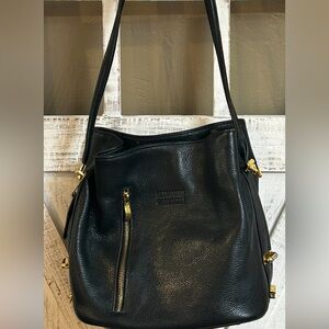 Alejandro Gabrielli Italian Leather Bucket Shoulder Bag